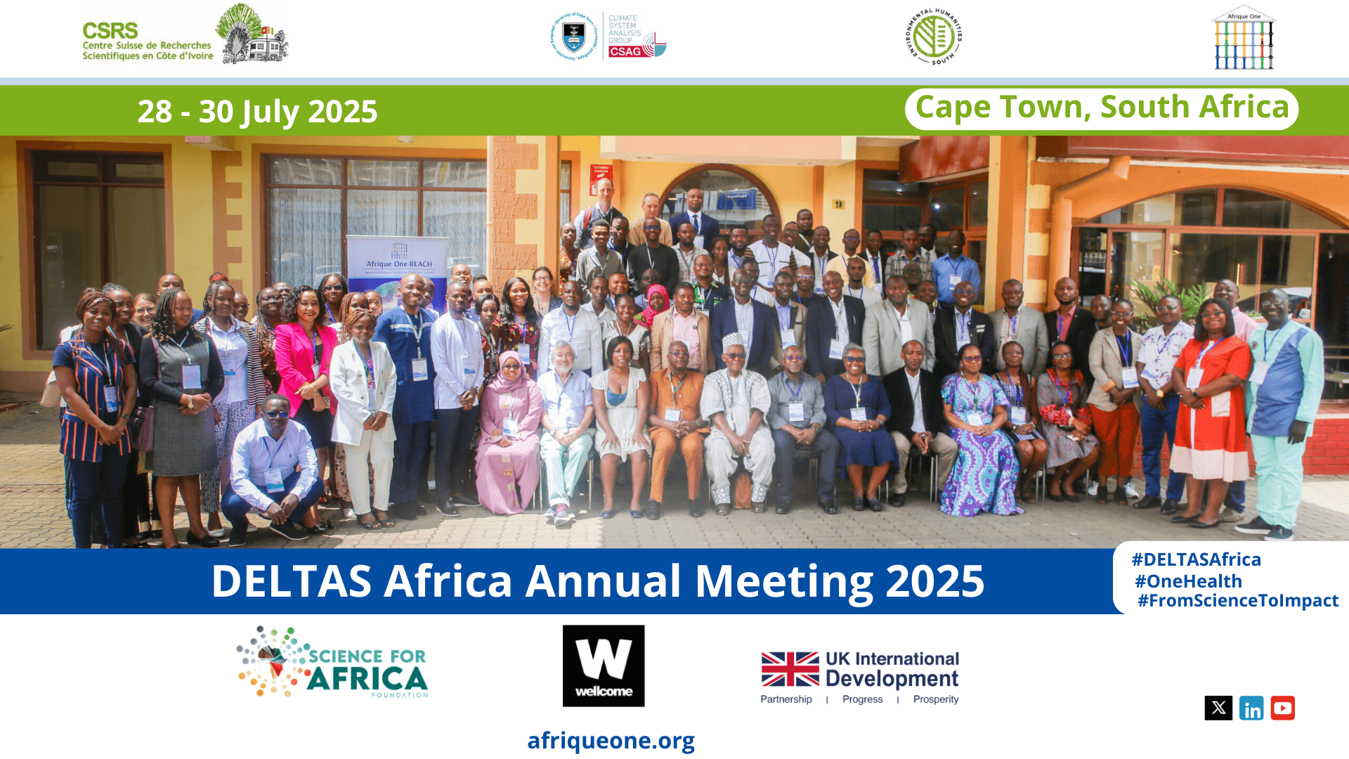 Afrique One part of the DELTAS annual meeting 2025